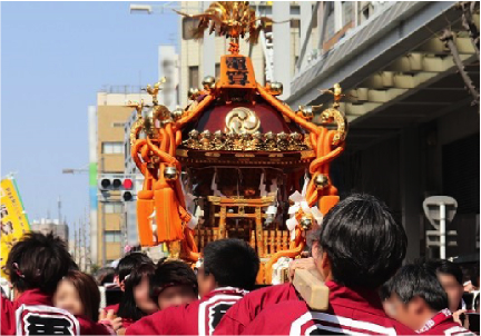 岐阜祭りへの参加